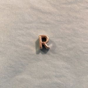 R pandora charm